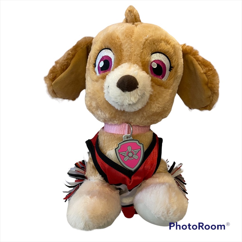 Paw Patrol Skye Puppy - Cheerleader Outfit - Build A Bear Dog - Plush - Stuffie